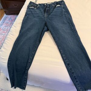 Good American Dark Blue Ankle Jeans